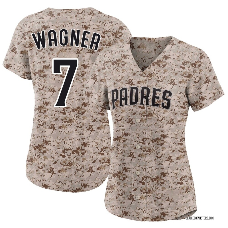 Will Wagner Women's San Diego Padres 2nd Alternate Jersey - Camo Limited