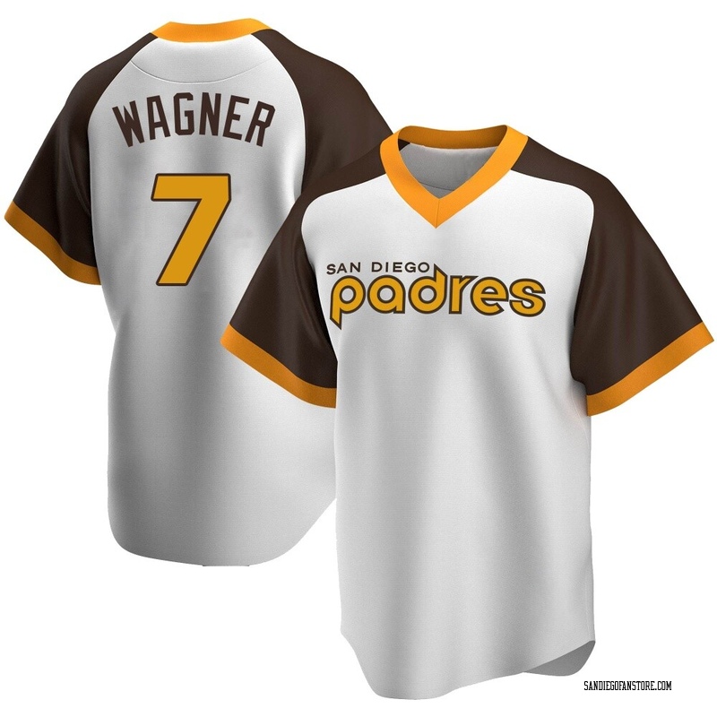 Will Wagner Youth San Diego Padres Home Cooperstown Collection Jersey - White Replica