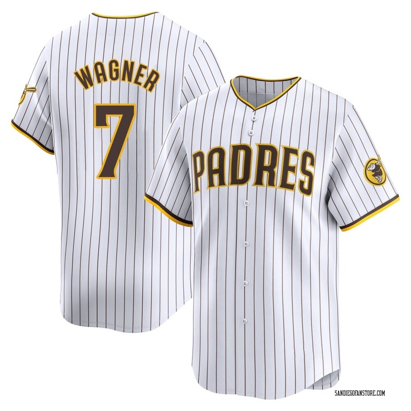 Will Wagner Youth San Diego Padres Home Jersey - White Limited