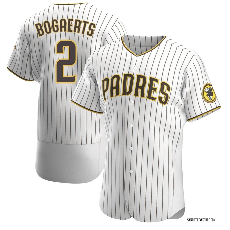Xander Bogaerts Men's San Diego Padres Home Jersey - White/Brown Authentic