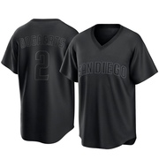 Xander Bogaerts Men's San Diego Padres Pitch Fashion Jersey - Black Replica