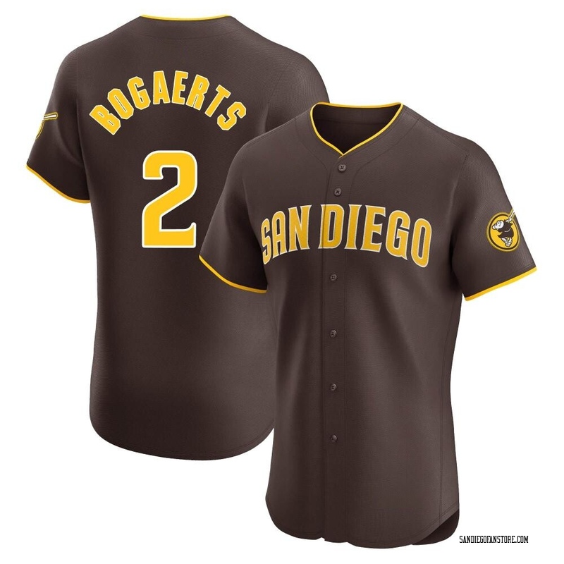 Xander Bogaerts Men's San Diego Padres Road Vapor Premier Jersey - Brown Elite