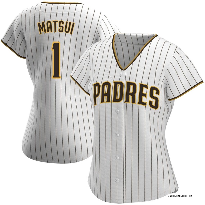 Yuki Matsui Women's San Diego Padres Home Jersey - White/Brown Replica